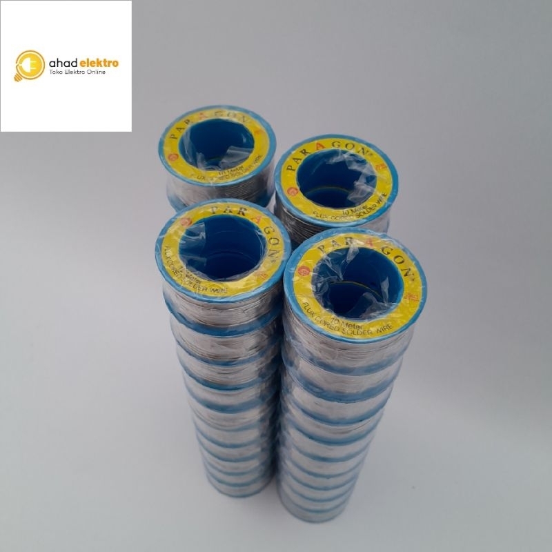 TIMAH PARAGON KECIL 10M ORIGINAL 0,8mm / TINOL PARAGON SOLDER