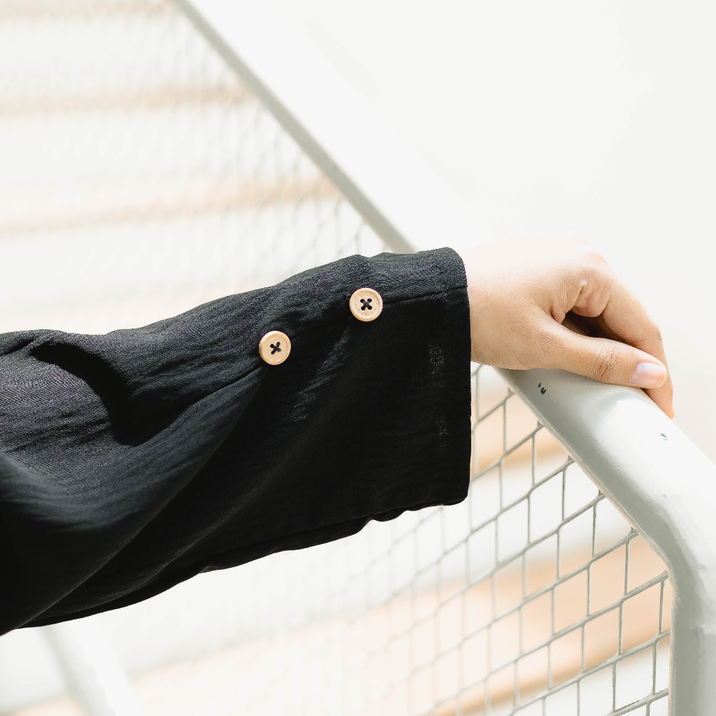 Naisha Official Kanaya Abaya Set Umroh Crinkle Sudah Dapat Gamis dan Jilbab-2