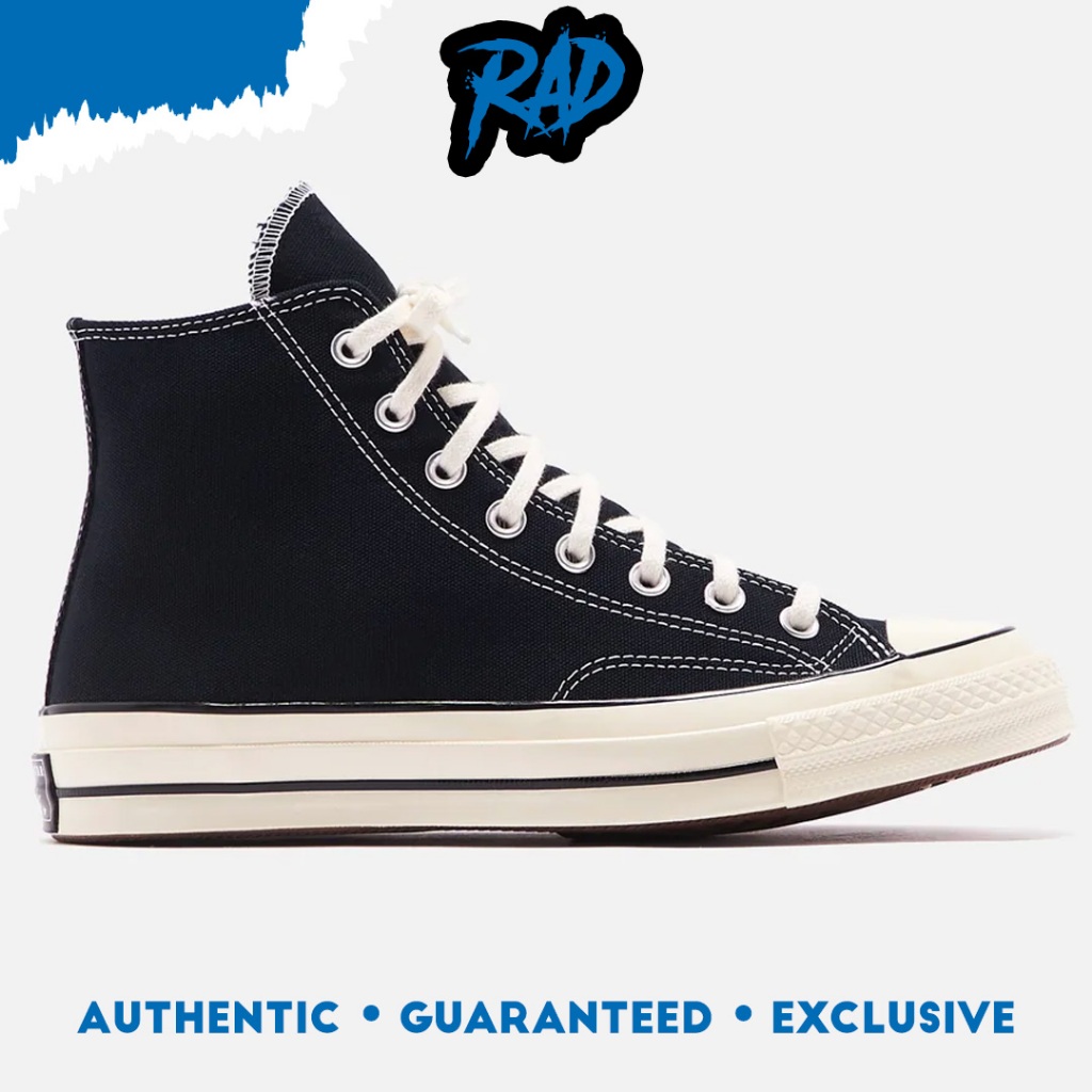 Converse Chuck Taylor 70's Hi Black White Original Resmi PT. MAP