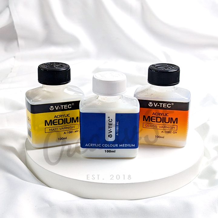 

HJK V-TEC Acrylic Medium Varnish 100 Ml Matt Glossy Vernis Finisher