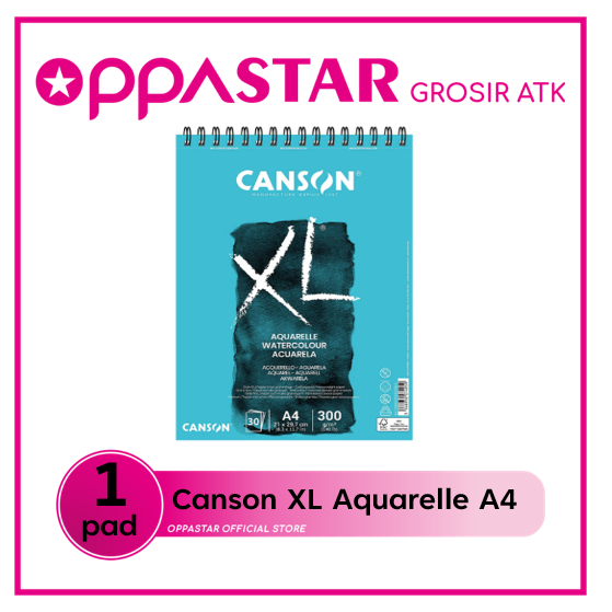 

Canson XL Aquarelle A4 30 Lembar Kertas Watercolor 400039170