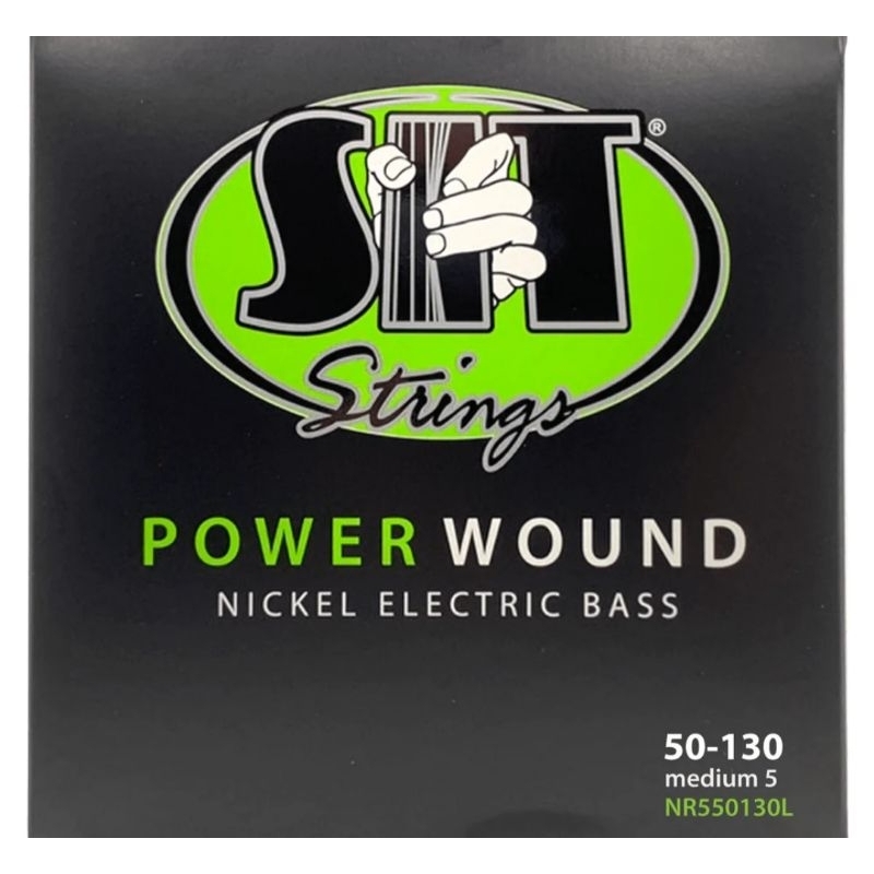 NR550130L 5-STRING MEDIUM POWER WOUND NICKEL BASS SIT STRING