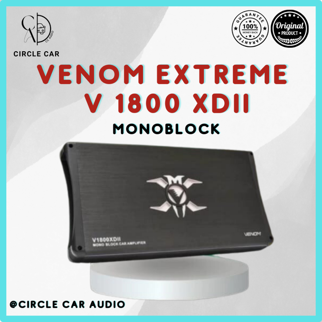 POWER MONOBLOCK VENOM EXTREME V 1800 XDII / POWER AMPLIFIER VENOM