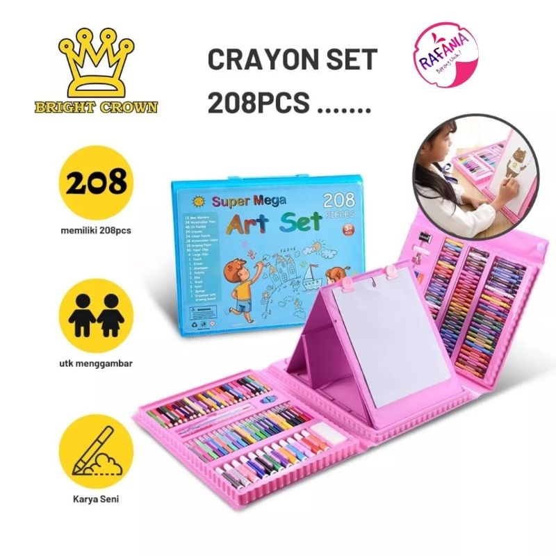 

SET CRAYON 208 PIECE