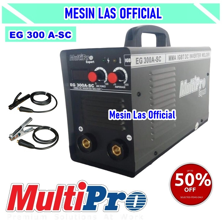 MultiPro Mesin Las MMA 300 A IGBT Trafo Las Listrik MultiPro EG 300 A-SC