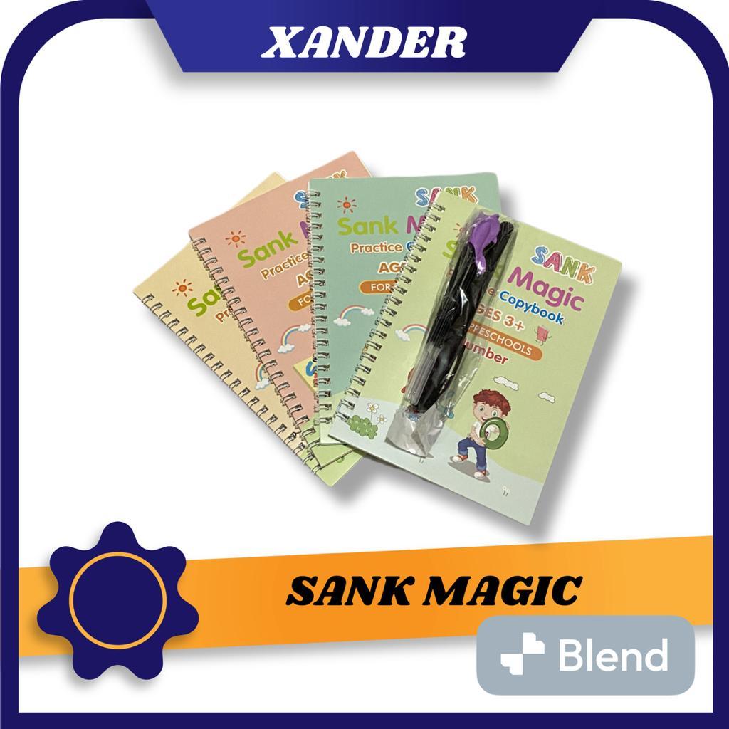 

SANK MAGIC Buku Edukasi Anak 1 Set isi 4 Buku + Pulpen