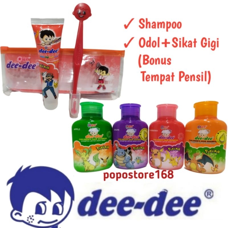 ODOL ANAK DEEDEE/ PAKET SIKAT GIGI DAN ODOL ANAK HADIAH/ PASTA GIGI ANAK DEE DEE AMAN TERTELAN/ DEED