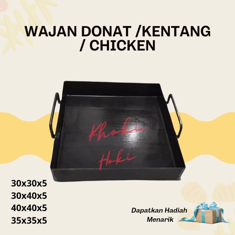 Wajan Donat / Wajan Kentang Bomboloni Tebal