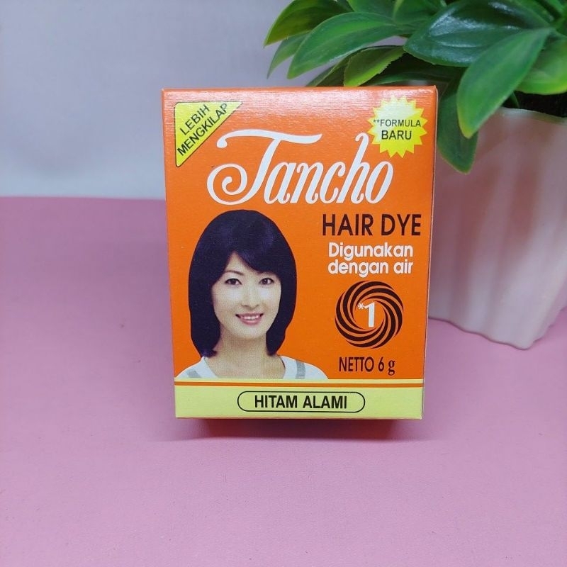TANCHO HAIR DYE/ 1 PCS/ Semir Rambut Hitam Bubuk/1 PCS /SEMIR RAMBUT/PEWARNA RAMBUT