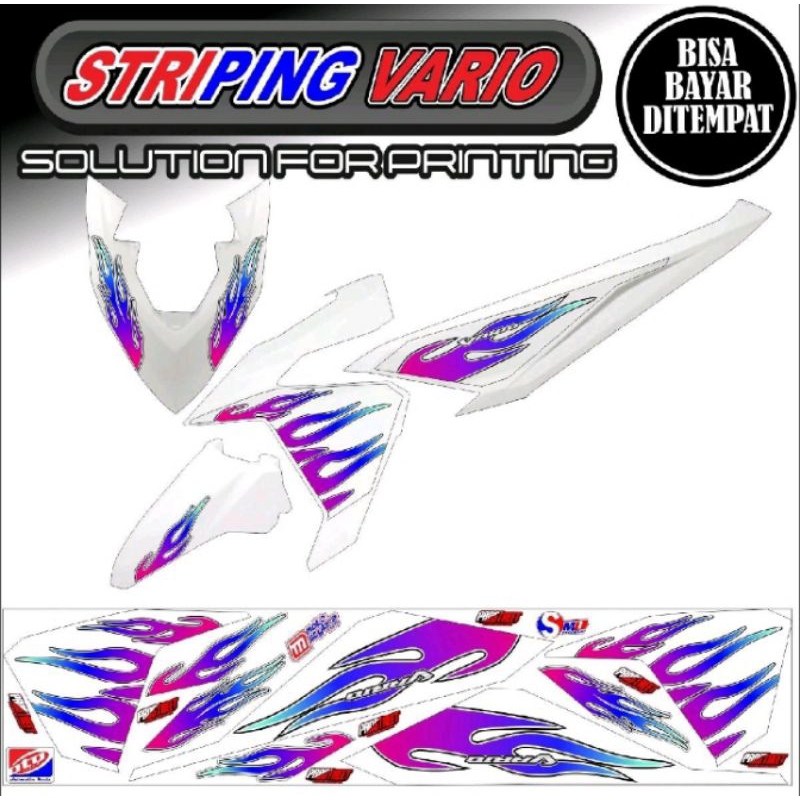 Striping sticker motor vario125/150led