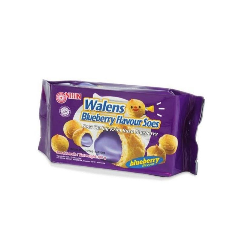 

Nissin Wallens Blueberry Soes 100gr