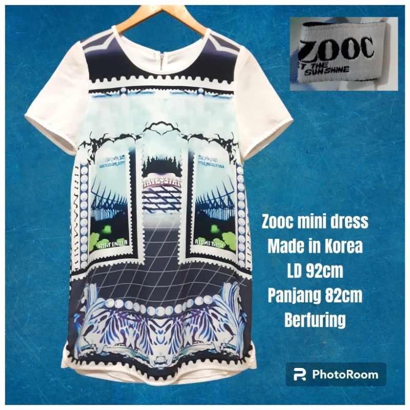 Zooc mini dress wanita