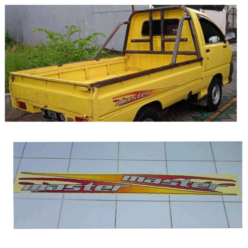 Sticker List body stiker Master Espass Zebra Master / stiker Daihatsu Espass Master pickup