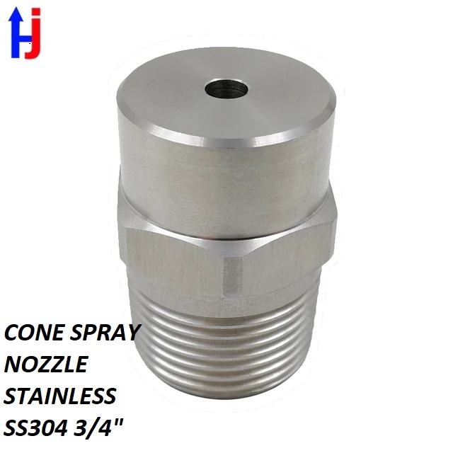 CONE SPRAY NOZZLE STAINLESS SS304 3/4" /  NOZZLE CONE SPRAY 3/4"