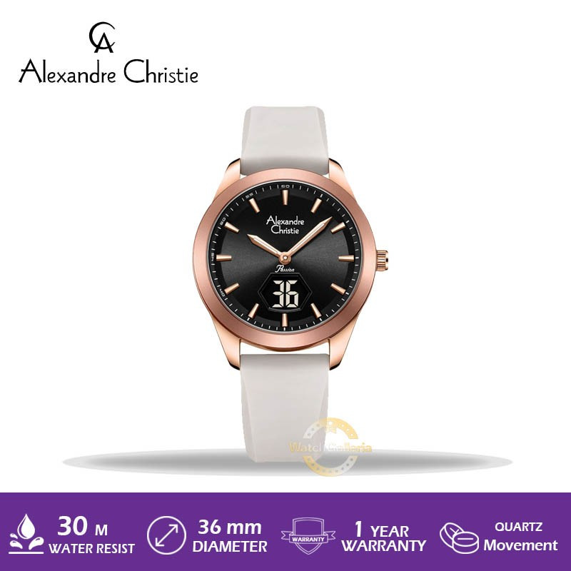 Jam Tangan Wanita Alexandre Christie AC 9394 LH RRGBALG Original Murah