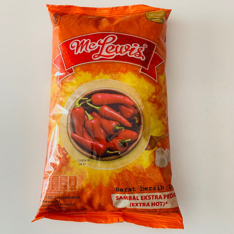 

saus sambal extra pedas 1kg