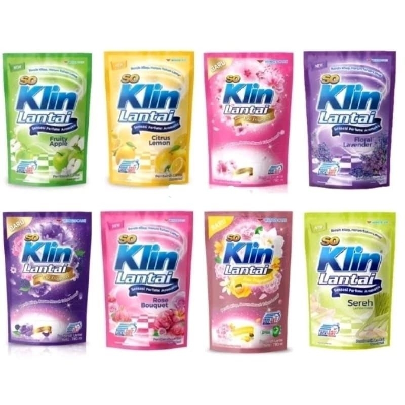 SO KLIN Pembersih Lantai | So Klin Lantai | Refil 770ml