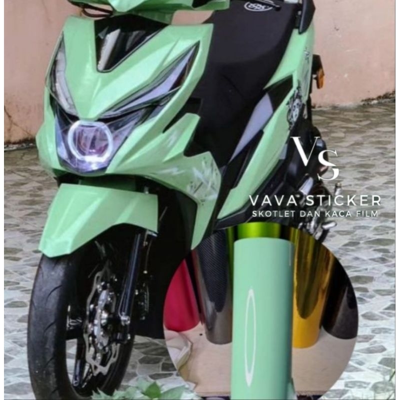 SKOTLET HIJAU PASTEL GLOSSY / SKOTLET HIJAU PASTEL DOFF / SKOTLET MOTOR