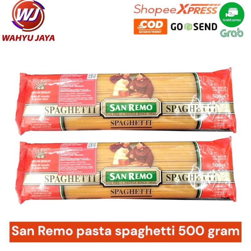 

San Remo pasta spaghetti 500 gram