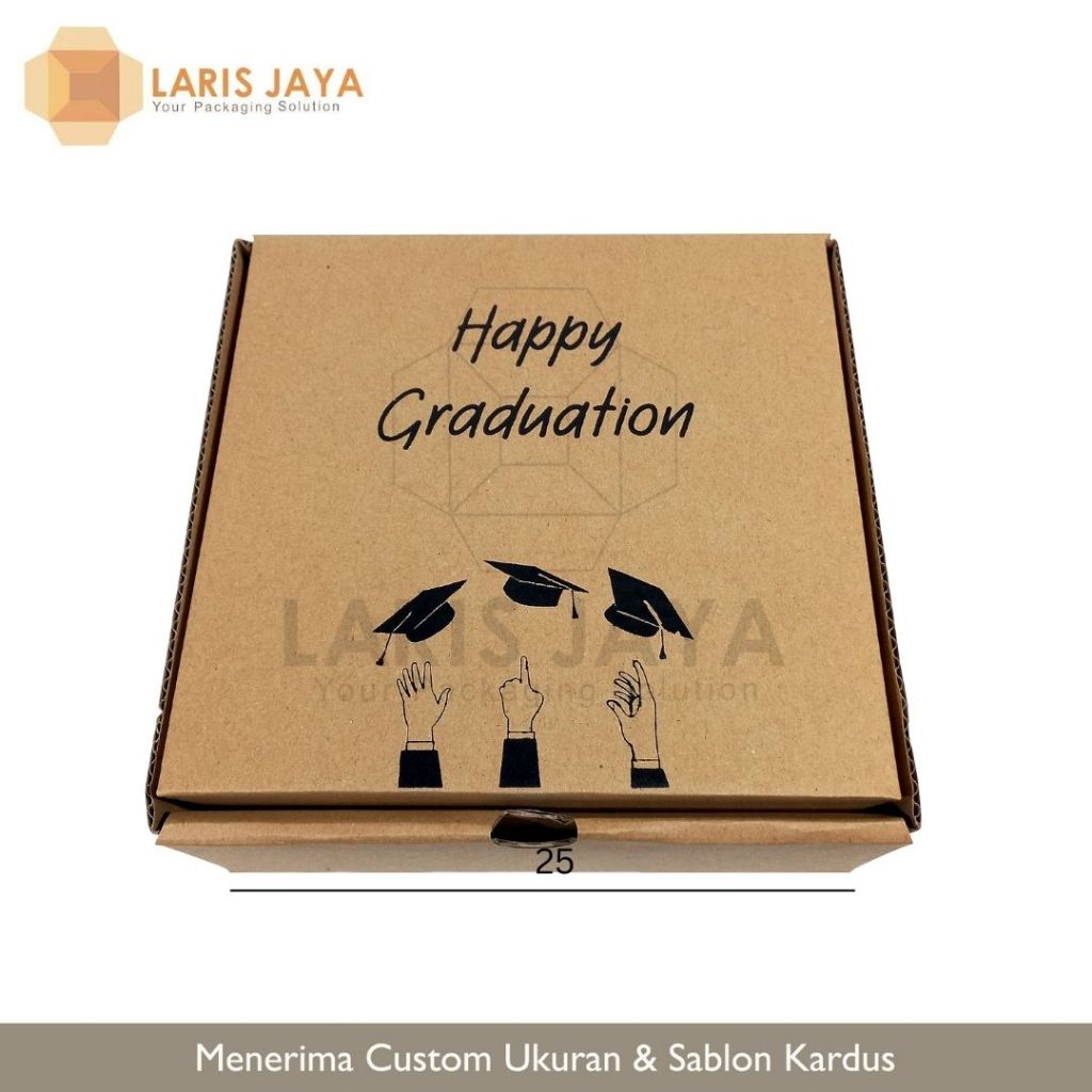 

Kardus Graduation Wisuda Kado Wisuda Box Wisuda 22 x 22 x 7,5 cm / 22x22x7,5 cm ( Kardus Graduation 22 x 22 x 7.5 cm )