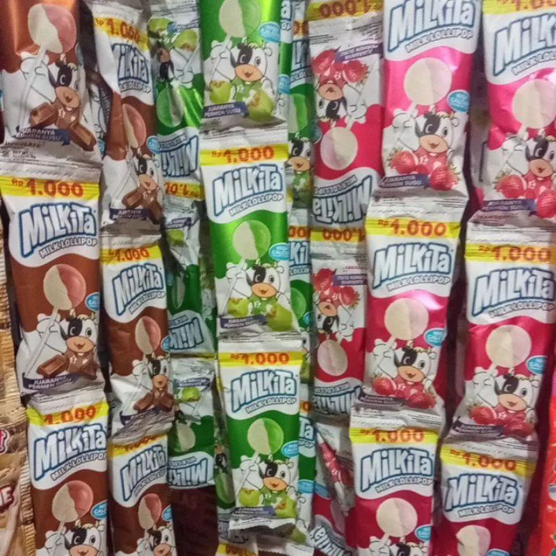 

Permen Milkita Lolipop Rencengan isi 10pcs