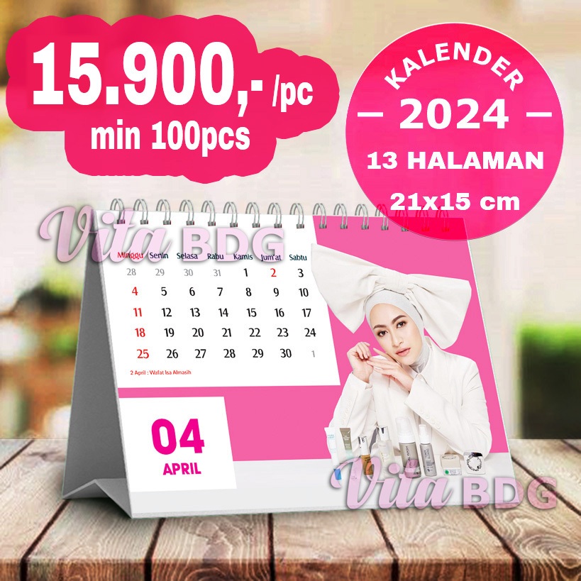 

Kalender Meja 2024 - Kalender Duduk Custom - Dudukan SOFT - 13 halaman - Kalender Meja Custom