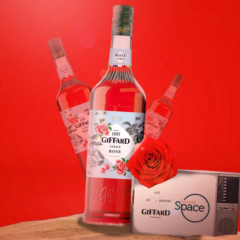 

Rose syrup giffard 1 liter