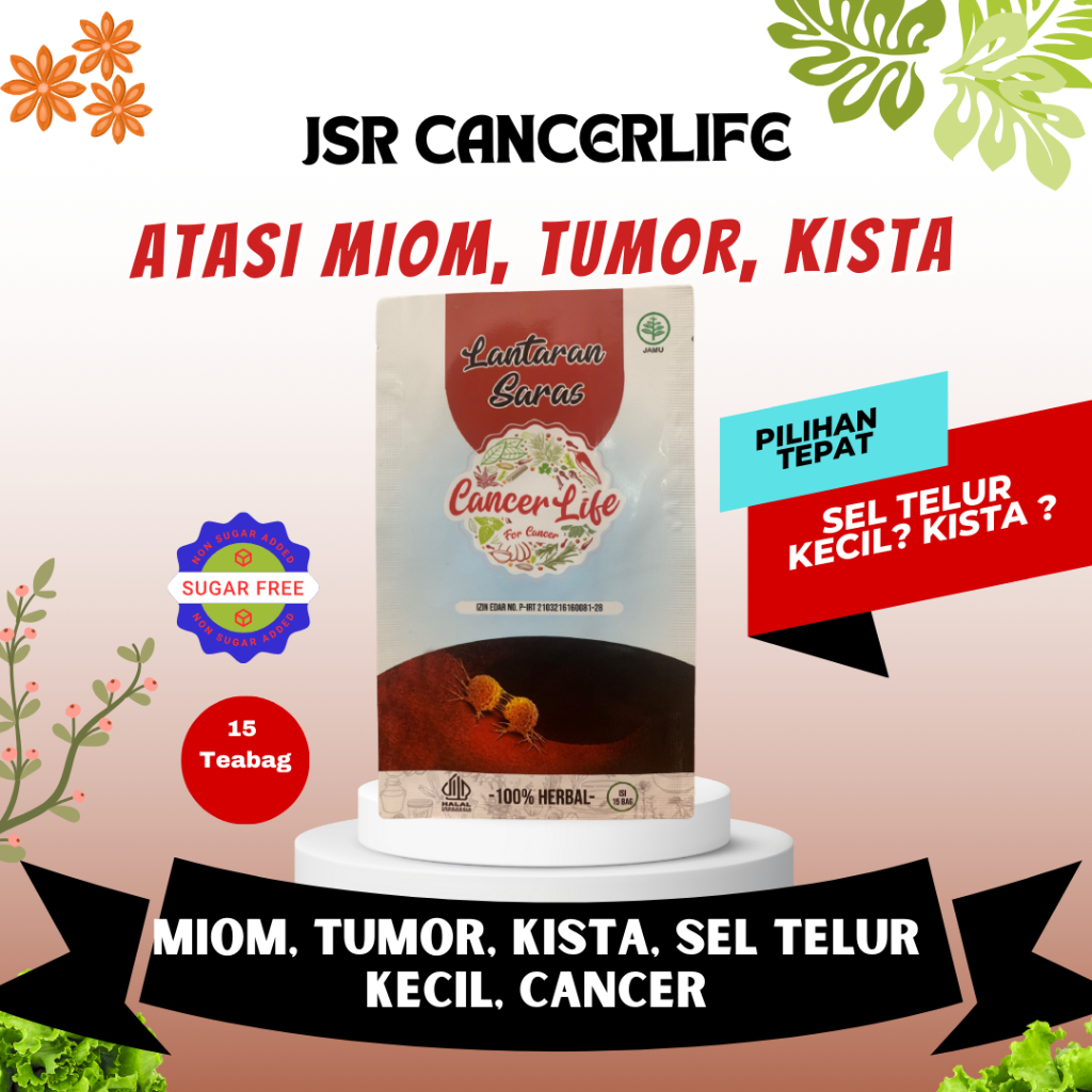 

JSR CANCERLIFE | Herbal Cancer | Herbal Miom Lantaran Saras | Teh kanker | Teh Miom | Teh Kista | Herbal Kista