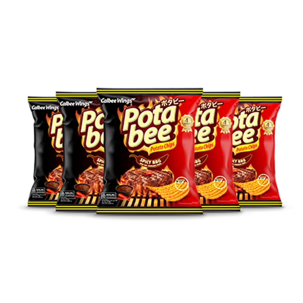 

Potabee Sapi Panggang Pedas (Spicy BBQ) 68g