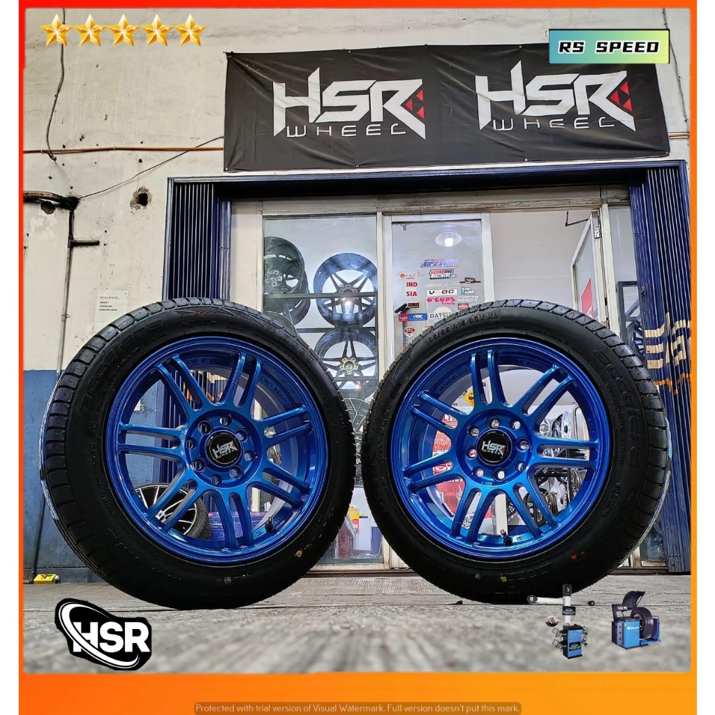 Velg Mobil Brio Jazz Agya Ayla Ring 15 HSR Boon Paket Velg Plus Ban Peromo