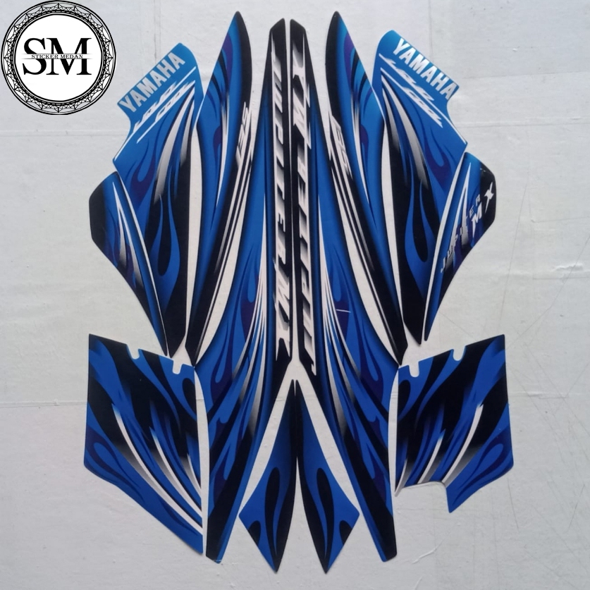 Stiker Striping Yamaha Jupiter MX 2009 List Body Motor Yamaha Jupiter Mx 2009