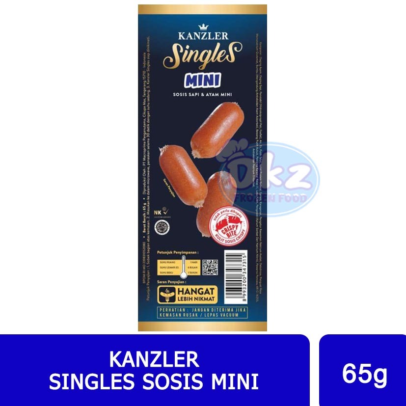 

KANZLER Singles Sosis Mini Isi 4 [65gr]