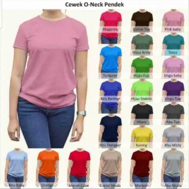 kaos manset polos wanita / atasan wanita / manset wanita lengan pendek / kaos wanita bahan rayon