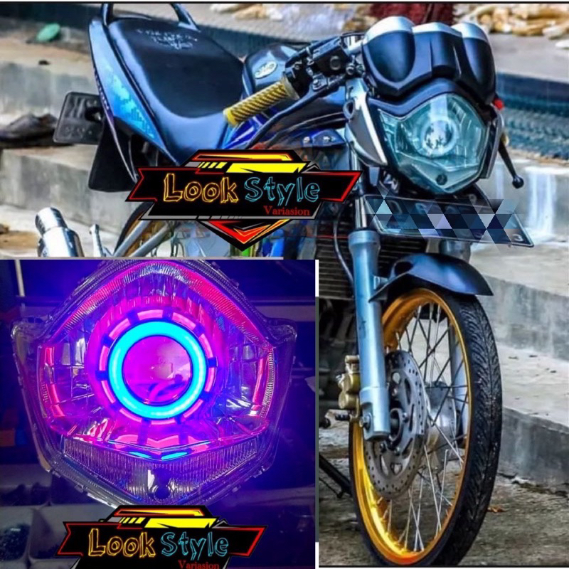 HEADLAMP VIXION OLD CUSTOM PROJI HEADLAMP VIXION OLD CUSTOM LAMPU DEPAN VIXION OLD CUSTOM