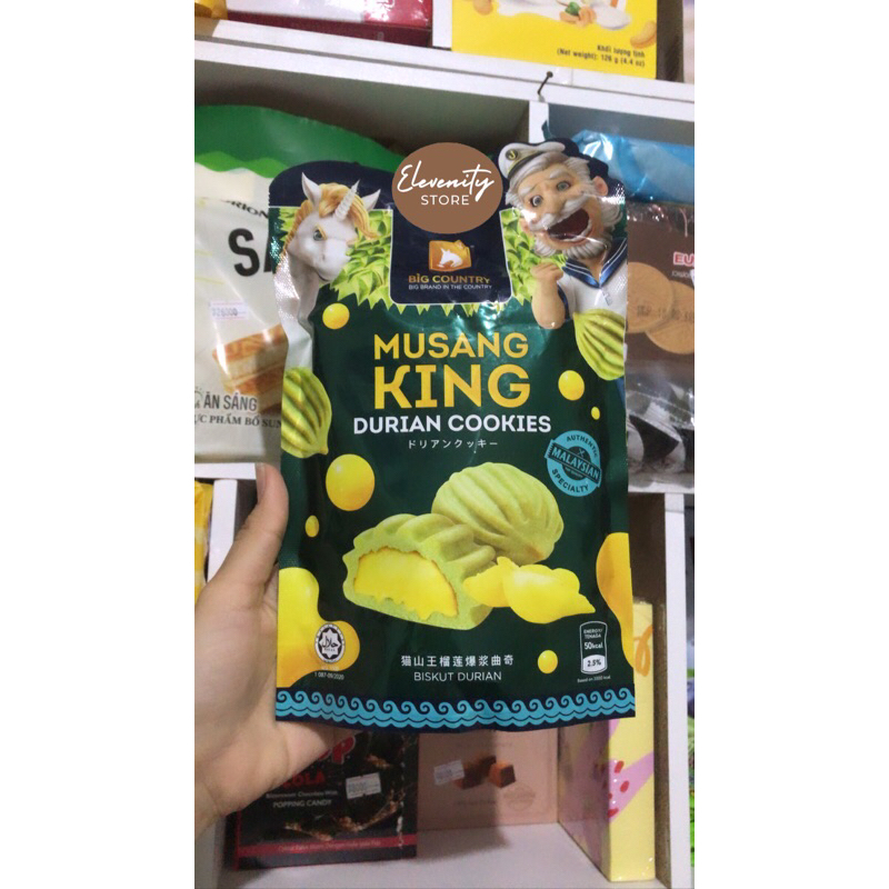 

Big Country Cookies Taro Durian Musang King Cookies Biscuit ECER