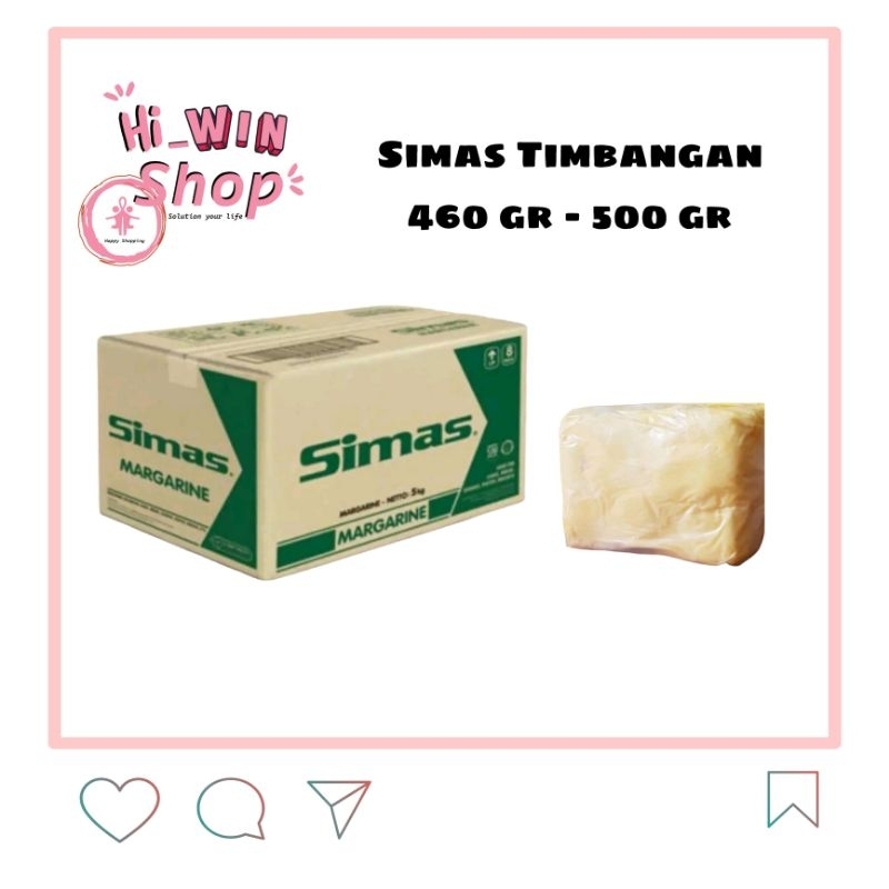 

Margarin Kiloan Simas Margarine Timbangan Simas Kiloan Mentega Margarin Simas