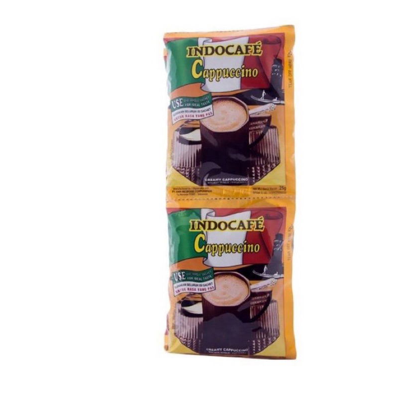 

Indocafe Cappuccino Kopi Instan Renceng [25gx10 sachet]