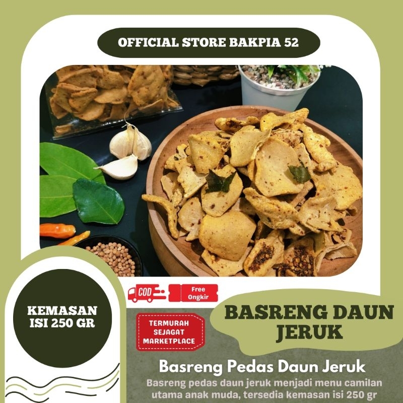 

Basreng Pedas Daun Jeruk - Camilan Kekinian