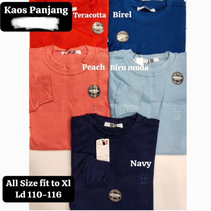 Kaos Panjang Wanita UNIQLO Cantik