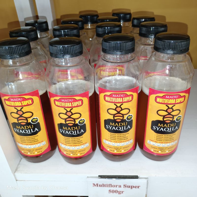 

MADU MULTIFLORA SUPER 500 GRAM JAMINAN ASLI 100% MURNI RAW HONEY