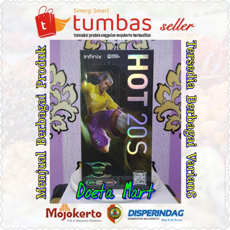 Infinix Hot 20S RAM 8+5/128 GB Bergaransi Resmi