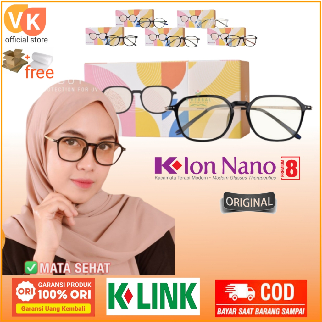 KACAMATA ION NANO 8 ORIGINAL  TERAPI KESEHATAN MATA MINUS PLUS KATARAK