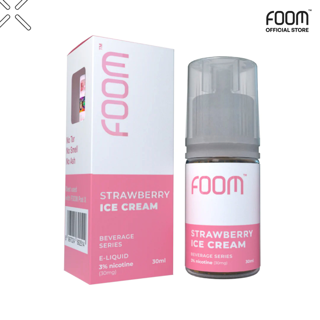 LIQUID FOOM STRAWBERRY ICE CREAM 30ML 30MGE