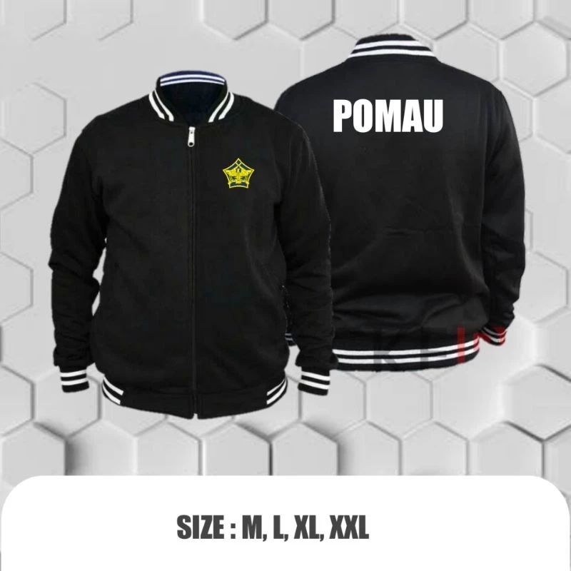 JAKET BASEBALL POMAU PUSAT POLISI MILITER ANGKATAN UDARA