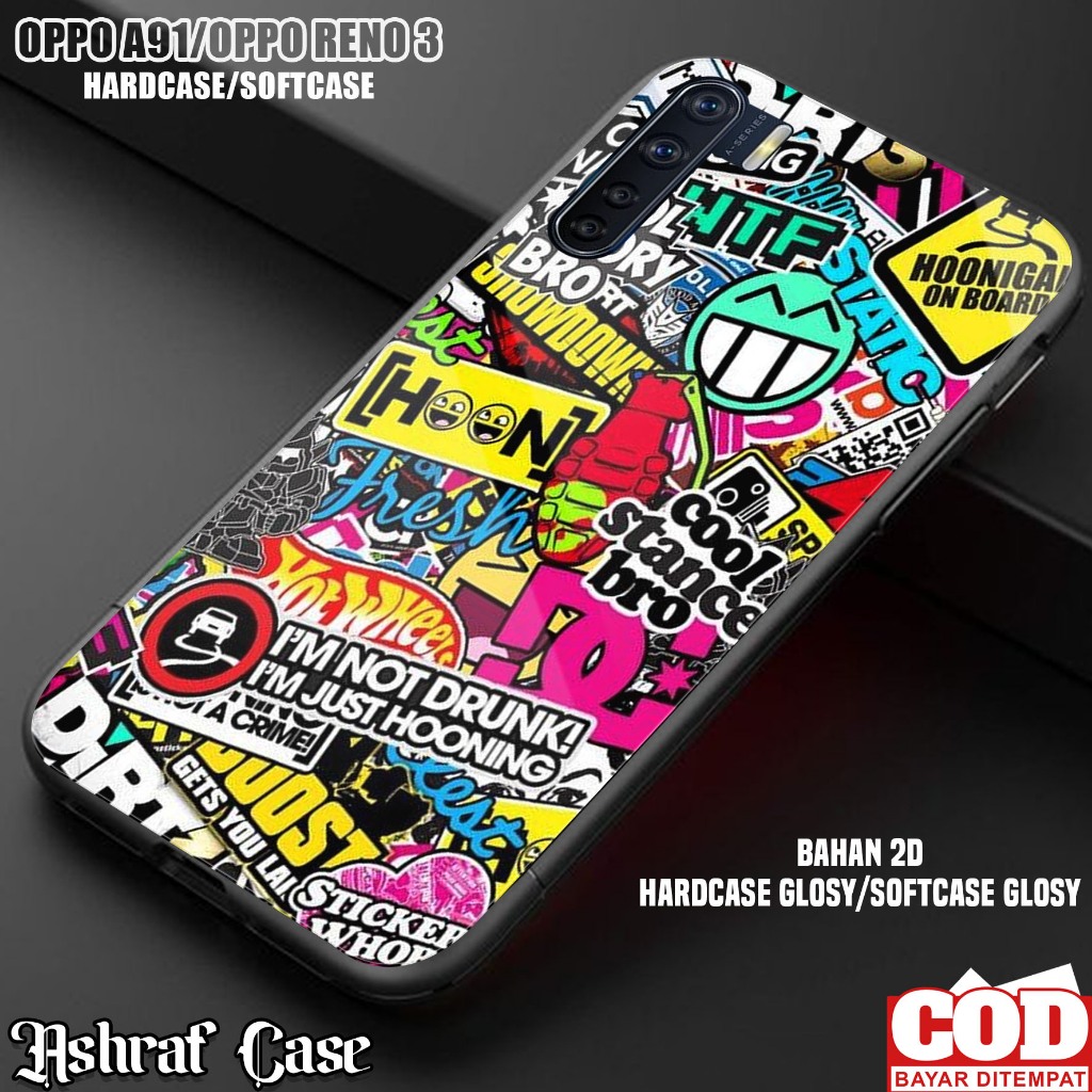 Case Oppo Reno 3 / Oppo A91 - Casing Hp Oppo A91 / Oppo Reno 3 ( GRAFF ) Silikon Hp Oppo Reno 3 - So