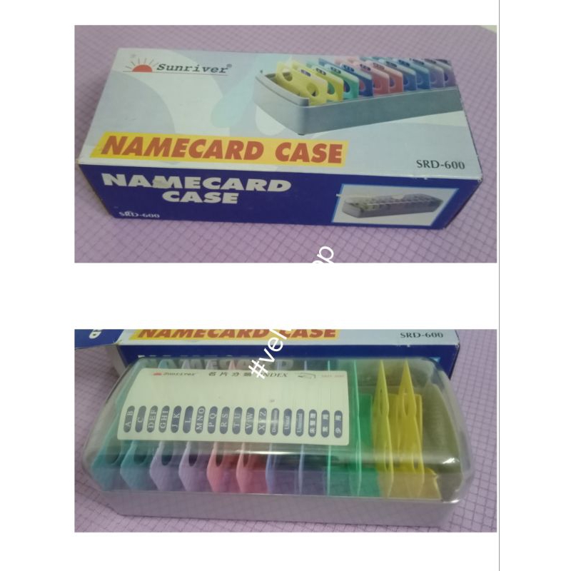 

Kotak Kartu Nama Name Card Box Case Container Bersekat ATK