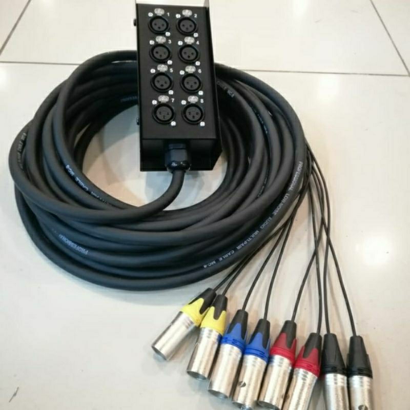 Snake Kabel isi 8chanel komplit dengan box STX 30meter