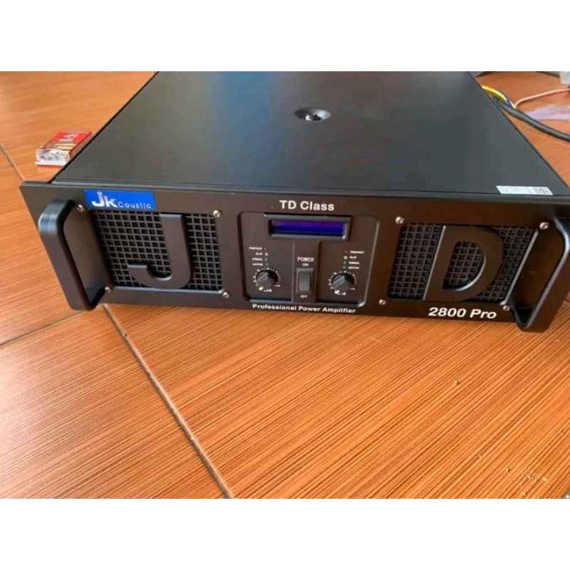 power amplifier JK COUSTIC class TD type JTD 2800 pro