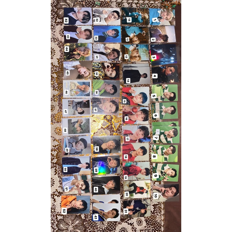 OFFICIAL ENHYPEN PHOTOCARD LENTI LENTICULAR JAY GARLAND HYBE INSIGHT 2021 BOOKMARK GGU GGU PACKAGE 2