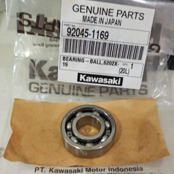 BEARING LAHER CRANKCASE 6202 NINJA 150 R RL M SS RR OLD NEW ZX 150 CBU 92045-1169